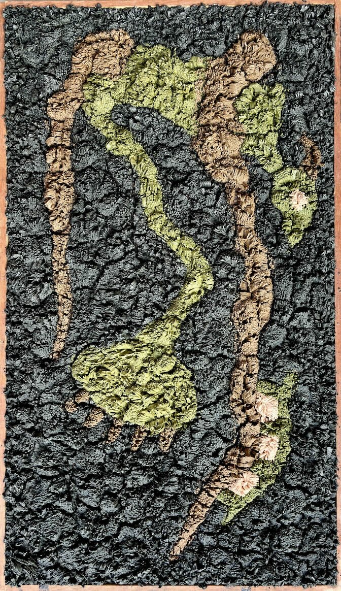 Mojahid Musa, found object, clay painting, dhaka art summit